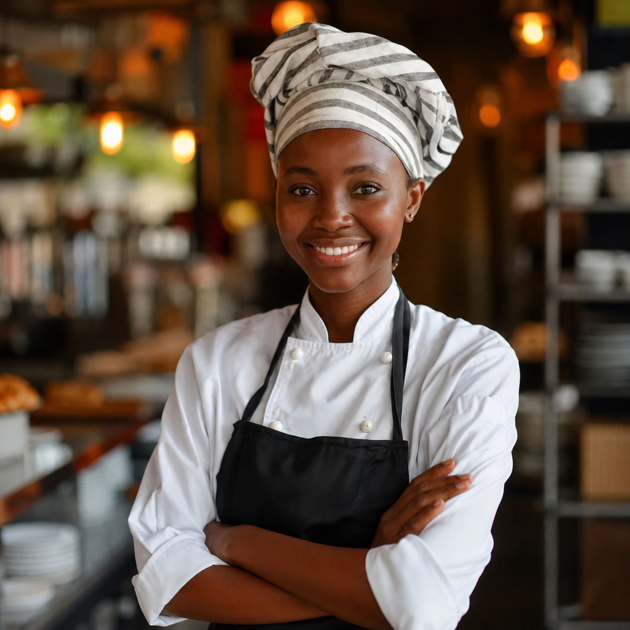 Assistance cheffe pâtisserie ESENGO de Brazzaville spécialisé dans les gâteaux d'anniversaire et desserts artisanaux
